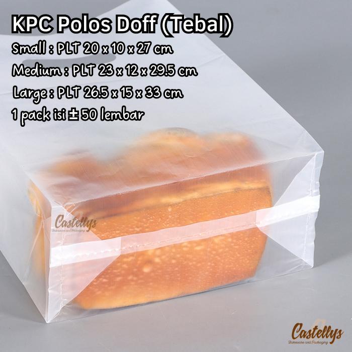 Kantong Kresek Tas Plastik Import Tebal Kpc Polos Doff Goodie Bag