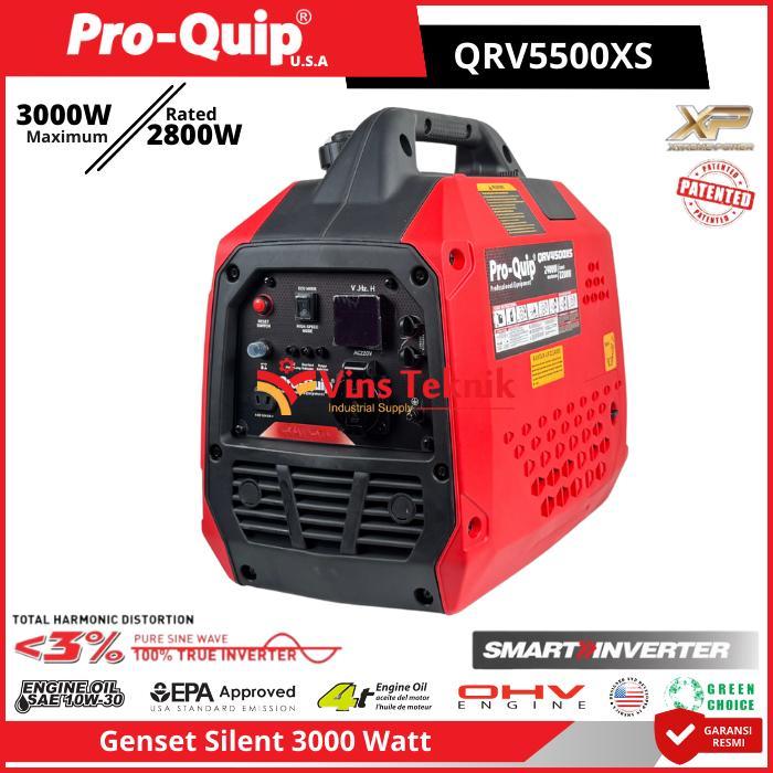 ProQuip QRV5500XS Mesin Genset Silent Genset Bensin Generator Genset Portable 3000Watt QRV5500 QRV 5