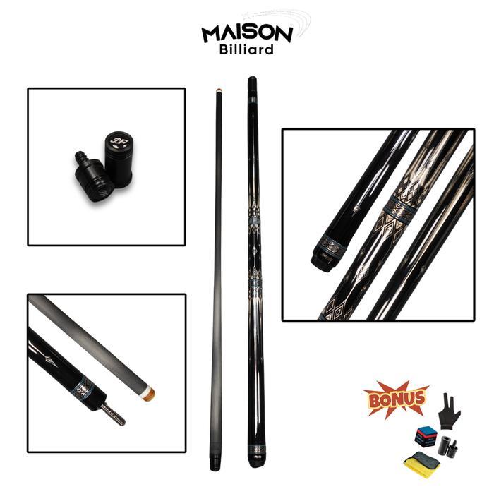Zabymall- Jflower Stick Billiard Jf10-23 Original - Stik Billiard Jflower Dengan Tip Moori Tip