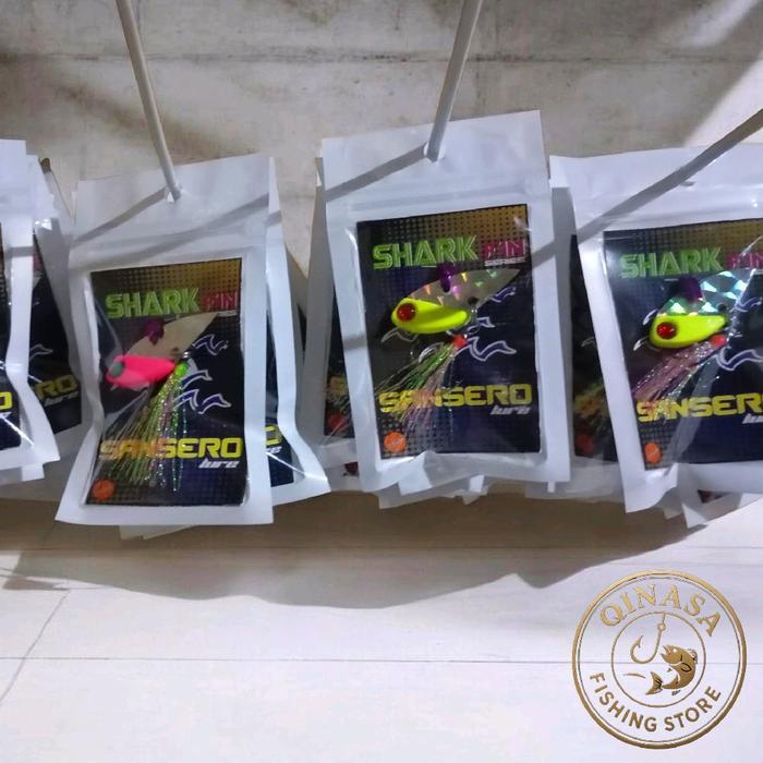 LURE Vibra Half Solid Sirip Hiu / Metal Vib SANSERO Lure Umpan gabus Hampala