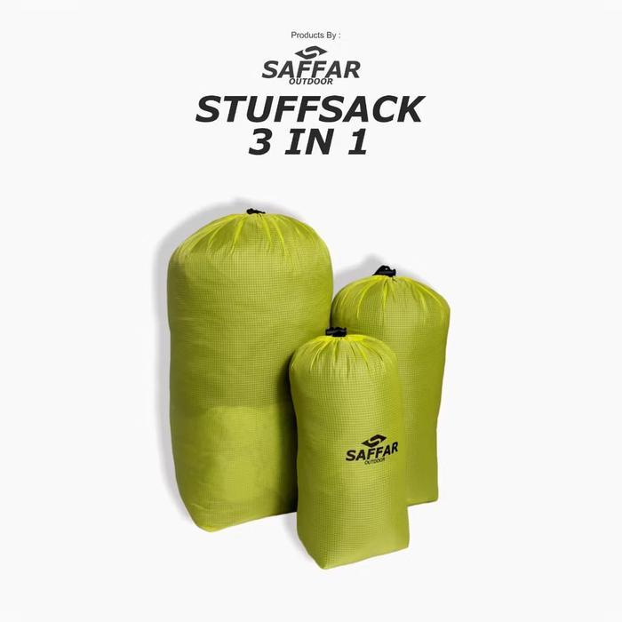 Stuff Sack Saffar Outdoor Waterproof Tas Kantong Serut Tas Serbaguna