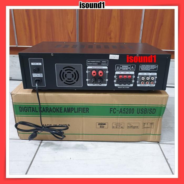Ampli Firstclass Fc A5200 Amplifier Fca5200 Fc A 5200 Original Garansi 1 Tahun #Gratisongkir