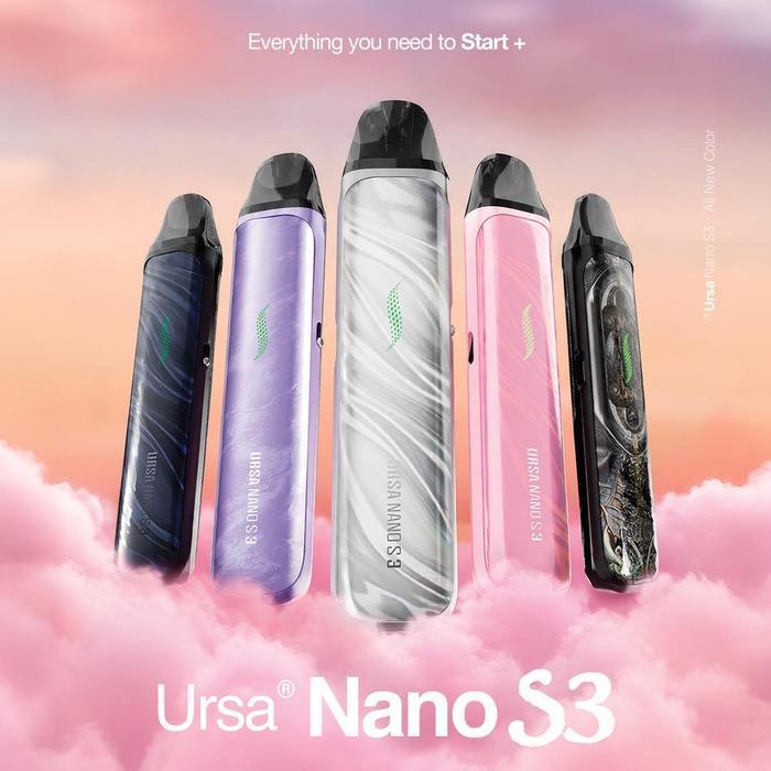 UA URSA NANO S3 POD KIT 30W 1600MAH BUNDLING LIQUID 15ML AUTHENTIC BY LOSTVAPE