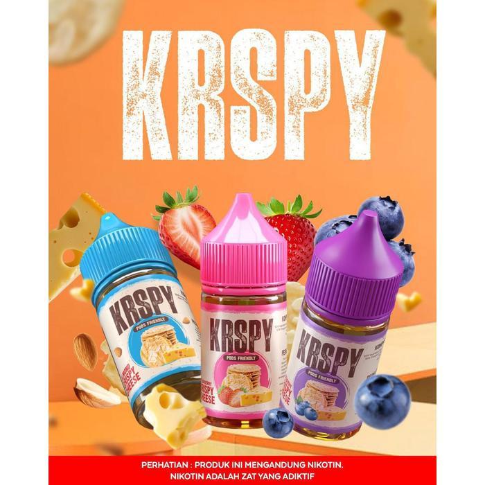 UA KRSPY V3 BLUEBERRY CRISPY CHEESE 30ML 15MG PODS FRIENDLY BY 2NEEMA x KER PROJECT
