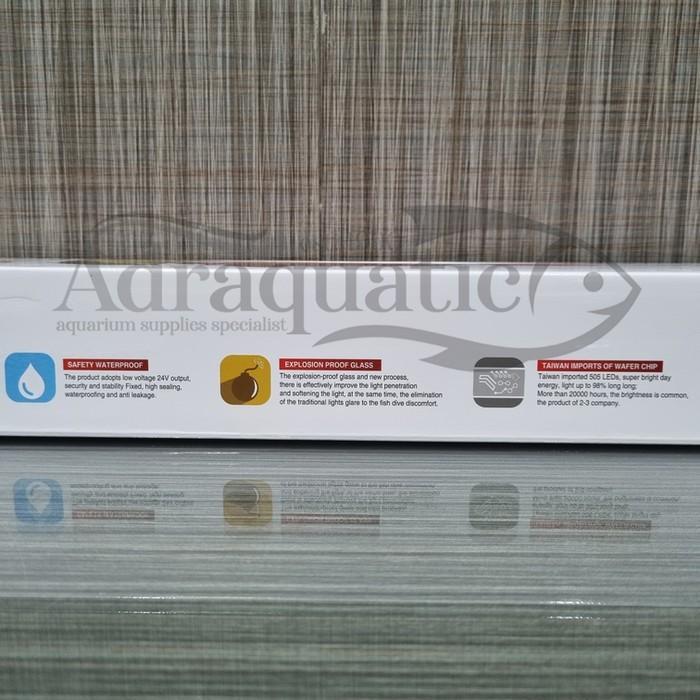 Sakkai Pro T11-1500 72W LED 3 Dimensi Tanning Lamp Lampu Celup Ikan Arwana Aquascape Arowana