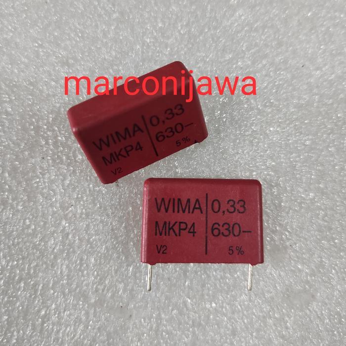 CAPASITOR WIMA 0.33UF 630VDC MKP4 P20 PROMO