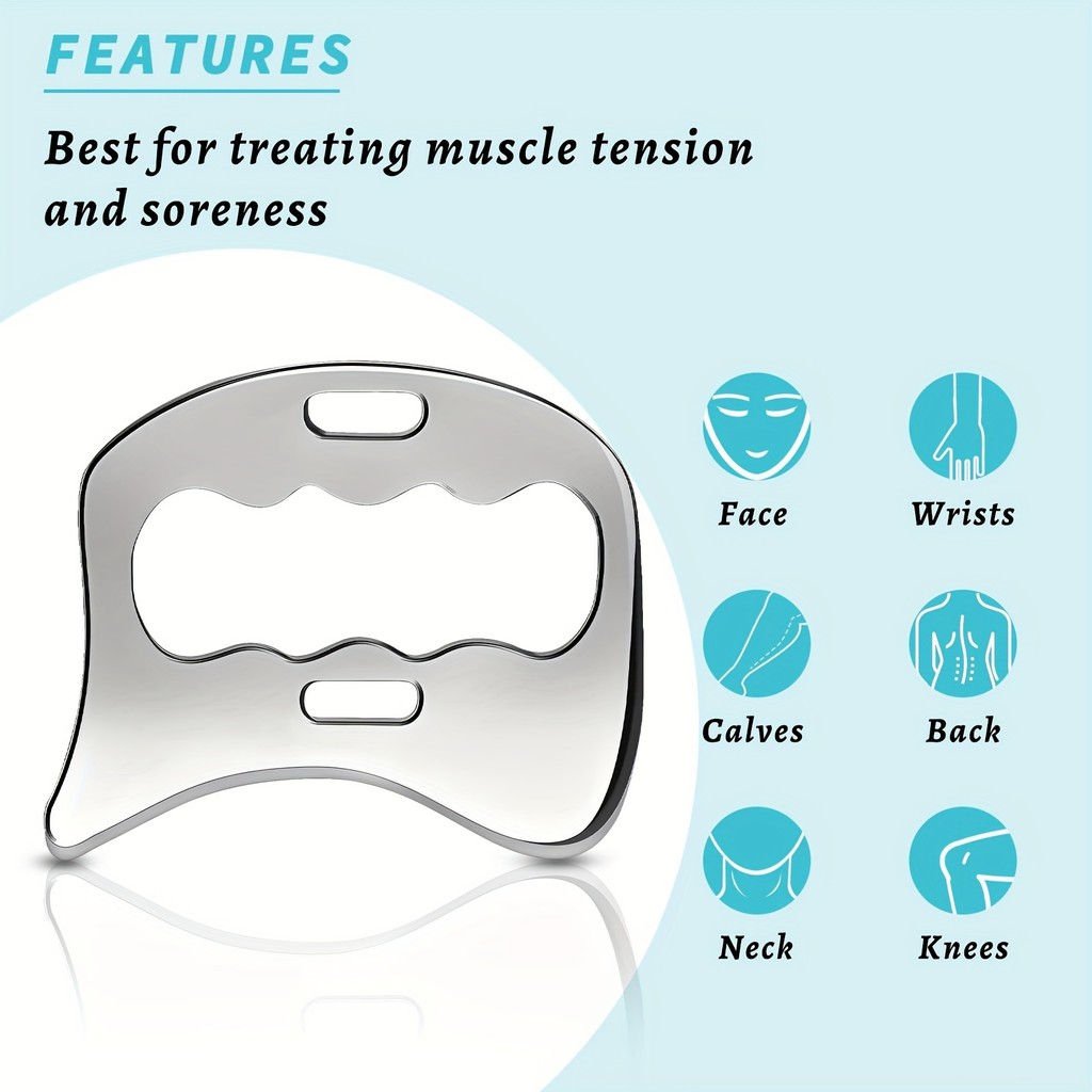 Stainless steel gua sha tools, gua sha sraping massage tools for physiotherapy and gua sha massage