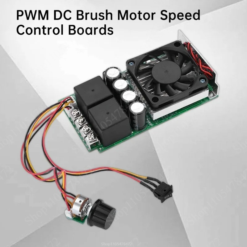 Wide Voltage DC10-50V 100A 3000W PWM DC Brush Motor Speed Controller Prammable PLC Controlled
