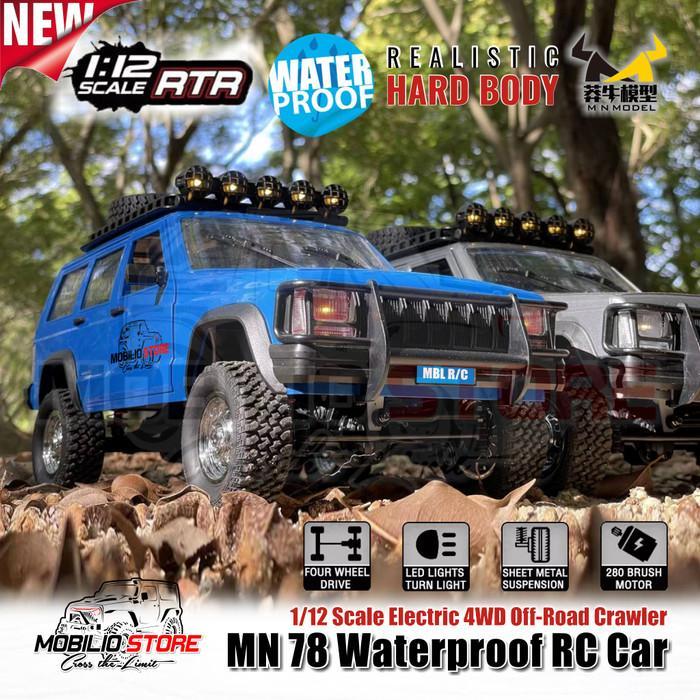 Rc Mn78 Waterproof Jeep Cherokee 213 1/12 Scale 4Wd Crawler Car Rtr