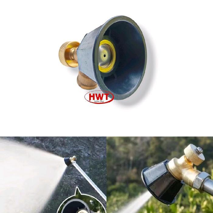 MURAH Nozzle Sprayer Adjustable Kuningan Elektrik Manual Corong Hitam TU26 CBA
