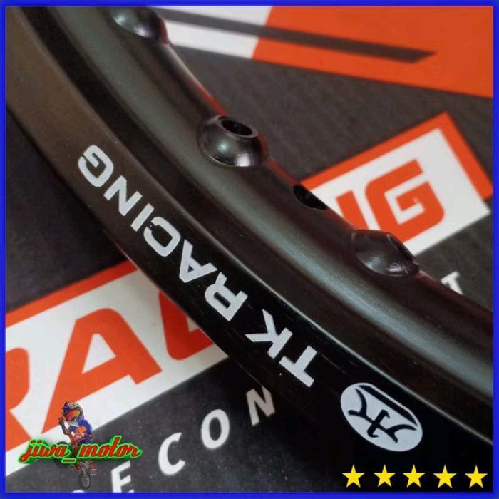 Ready Stok Velg Tk Racing Bright Crf 150 L / Klx 150 / Wr 155 Ring 18 & 21 Lebar 215 & 160 Hole 36