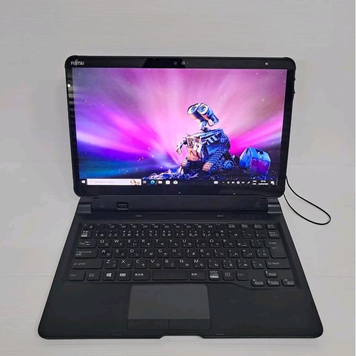 Laptop Tablet Fujitsu Arrows Tab Q7311 Core i5Gen11 Ram 8GB SSD 128GB Second Bergaransi - Free Mouse