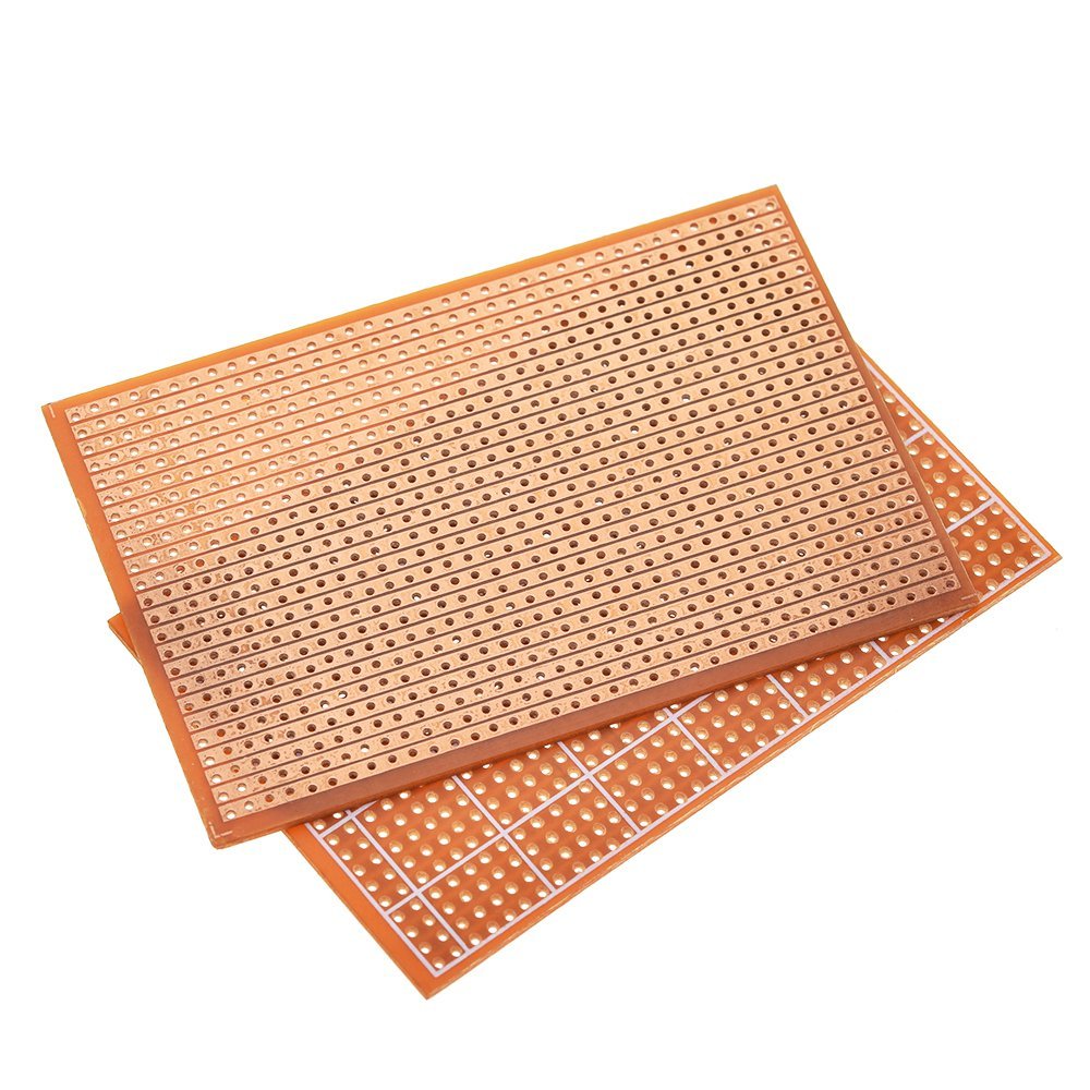 TZT DIY 6.4x9.5 6.49.5M Prototype Paper Board Universal Matrix iruit Board Single Row ontinuous Hole