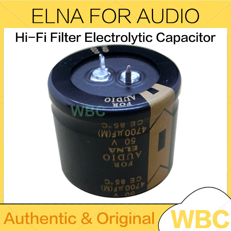 2PcsLot ELNA FOR AUDIO Series 35V 50V 63V 80V 100V 6800UF 4700UF 8200UF 10000UF HiFi Filter