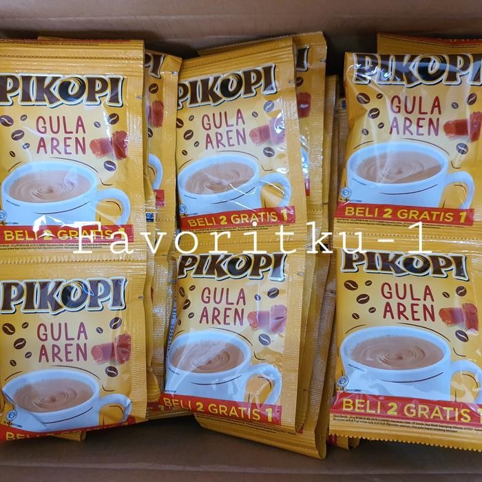 gwc5 Kopi Pikopi Gula Aren 22 Gr. 1 Renteng Isi 15 Sachet (Selama Promo)