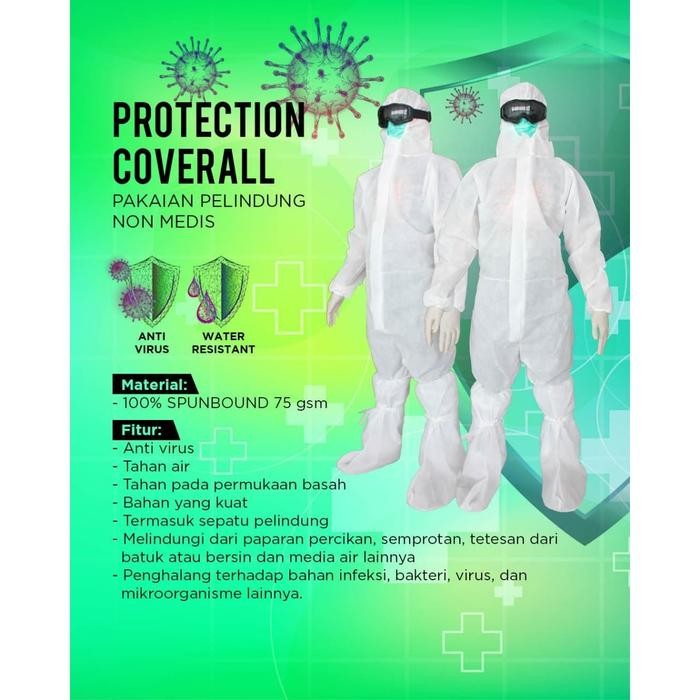 Hazmat APD Protection Coverall Non Medis Spundbond Anti Virus