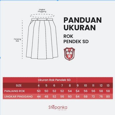 SALE Rok Merah SD - Seragam Sekolah - Seragam SD - Rok SD - Rok SD Panjang - Rok SD Pendek -