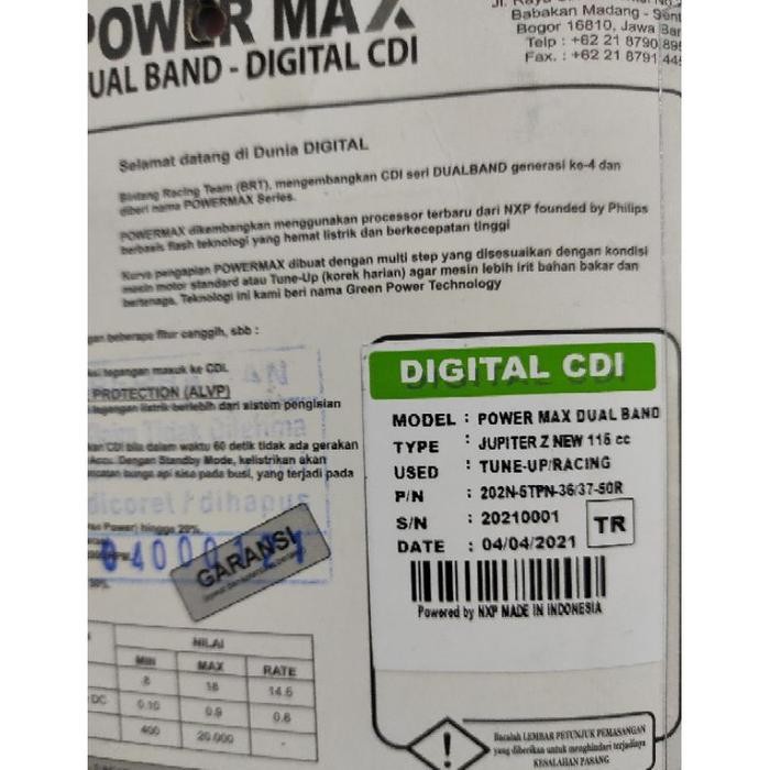 CDI BRT DUALBAND JUPITER Z NEW 115 ROBOT/VEGA ZR