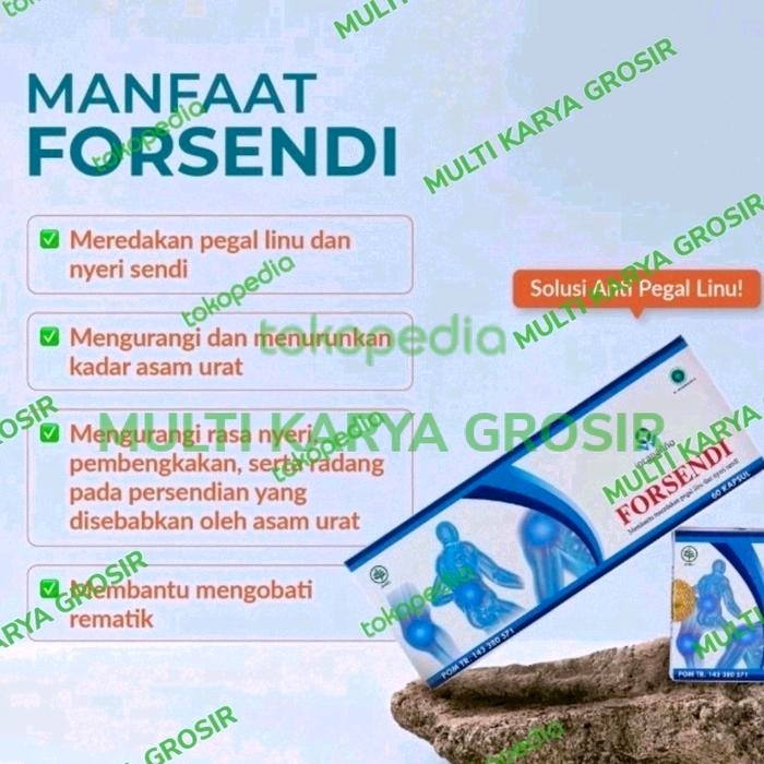 Promo Forsendi Obat Herbal Asam Urat Rematik Nyeri Sendi Pengapuran
