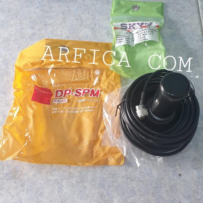 PAKET ANTENA MOBIL DUALBAND PLUS BRACKET MAGNET ANTENA MINI RIG MOBIL
