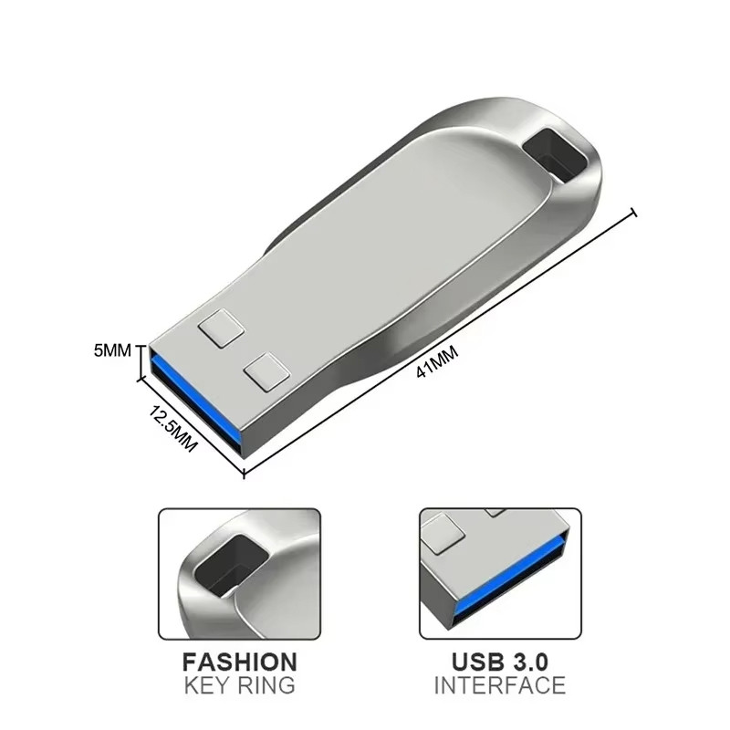 XIAOMI MIJIA Flash Drives 2TB Usb 3.0 Mini High Speed Metal Pendrive 1TB 512GB Stick Drive