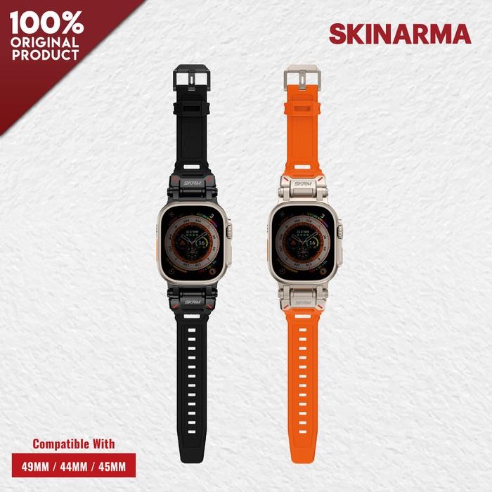 Stok Baru Skinarma - TITON - Strap For Apple Watch Ultra 49mm Tali Jam Silicone