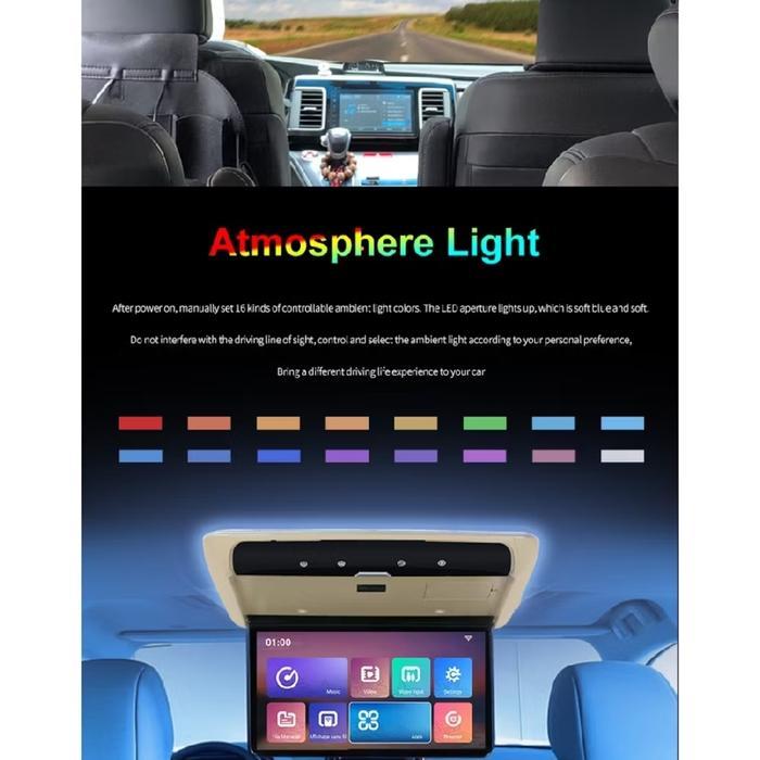 Terpopuler Tv Plafon Mobil / Roof 14" Ips Screen Android System Hdmi, Usb & Mmc Terlariss 