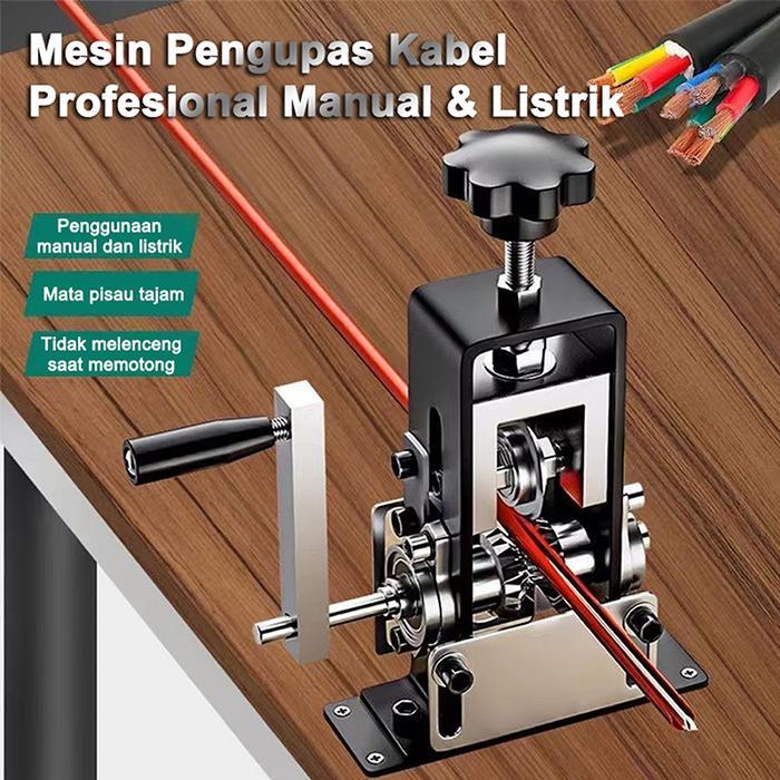 Isku - Mesin Pengupas Kabel Mesin Stripping Kabel Manual/Bor Listrik Alat Pengupas Mesin Pengupas