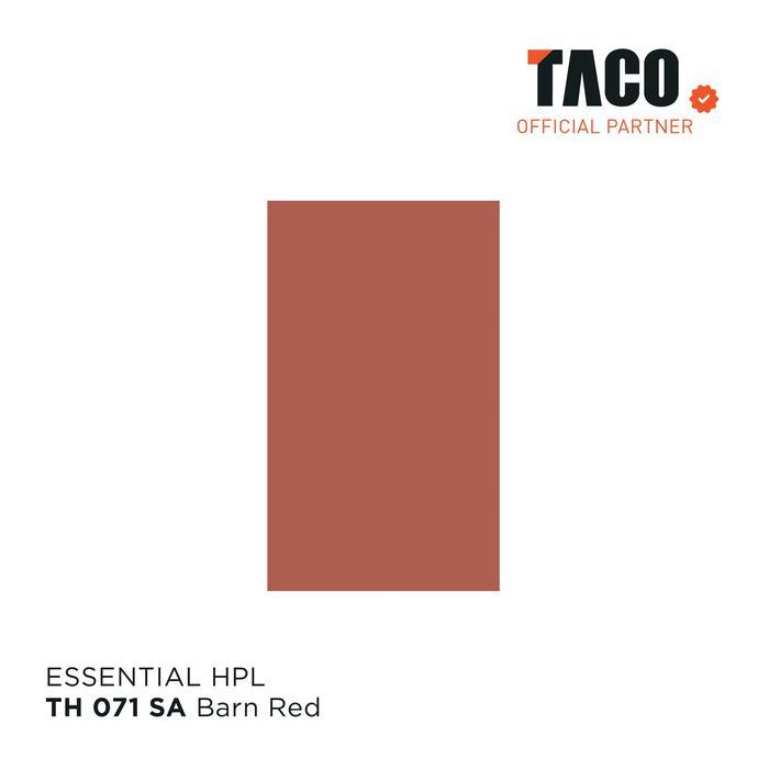 TACO Laminate HPL Solid Per 1 Lembar 122CM X 244CM - TH 071 SA Barn Red