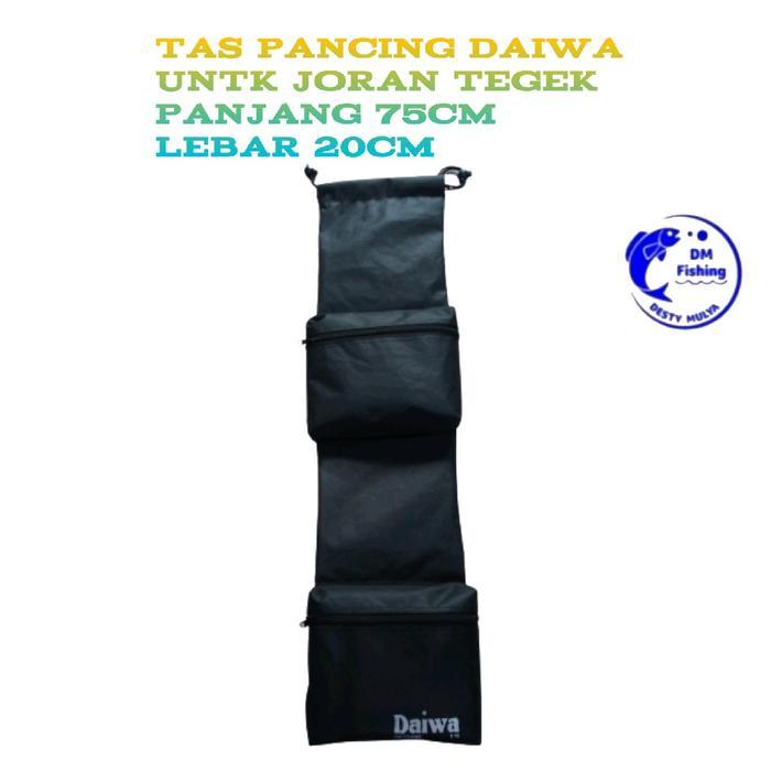 Tas Pancing Daiwa Model Ransel Dan Slenpang Untuk Joran Tegak - Kapasitas Muat 10 Batang Original
