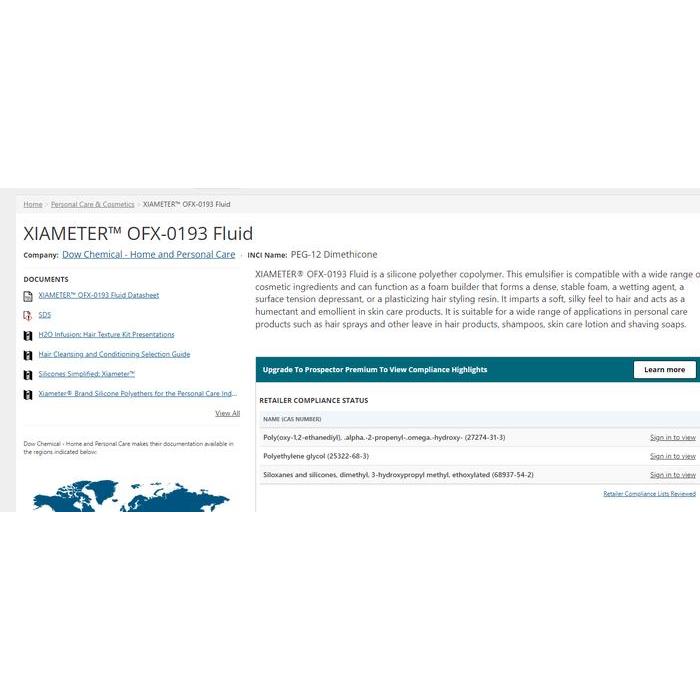 vfvv- Peg-12 Dimethicone Bibit / Biang Pelicin Larut Air