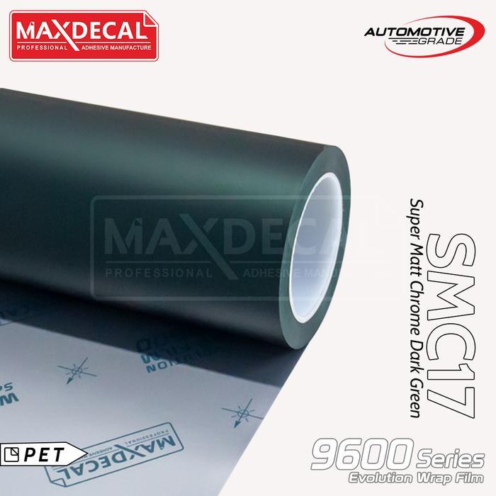 Maxdecal 9600 Smc17 Dark Green Super Matte Chrome Premium Evolution Car Wrap Sticker Vinyl Mobil