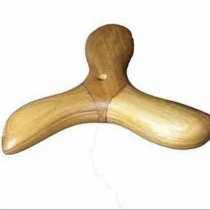 alat kerokan masuk angin, kerokan kayu jati/alat pijat