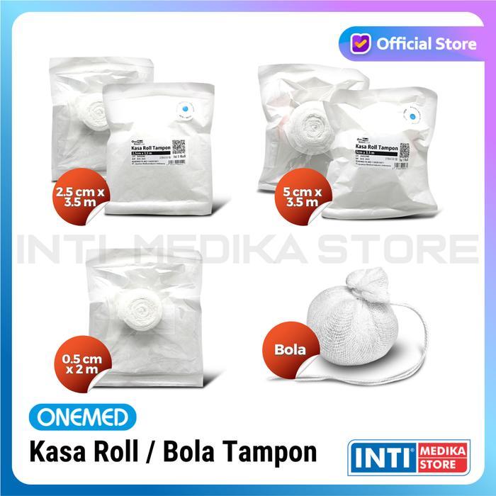 ONEMED - Kasa Roll TAMPON Steril Kassa Luka Gulung Bola Besar