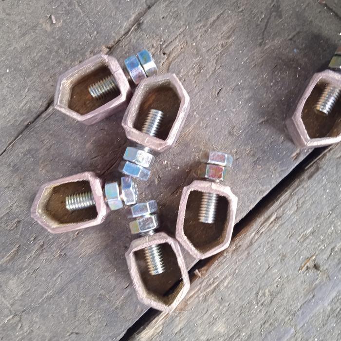 klem grounding rod 16mm /cicin stik rod grounding 16mm