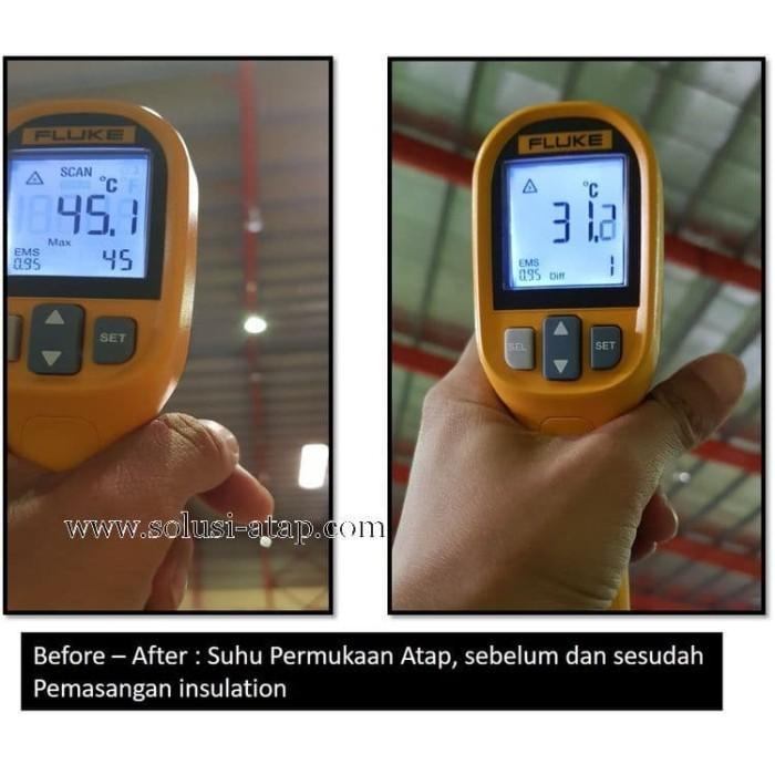 Mantab Peredam Panas Spandek - Peredam Panas Atap Rumah - Peredam Panas Seng Terlariss 