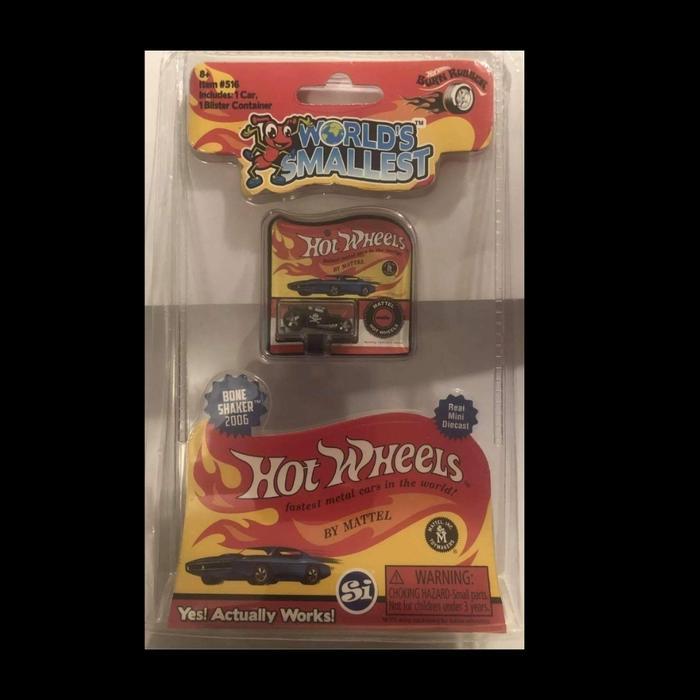 Hot Wheels Hotwheel World's Smallest Bone Shaker Boneshaker 2006 Black