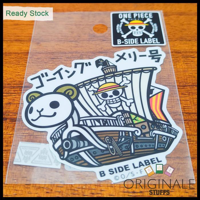 B-Side Label One Piece Sticker Going Merry Gratisongkir