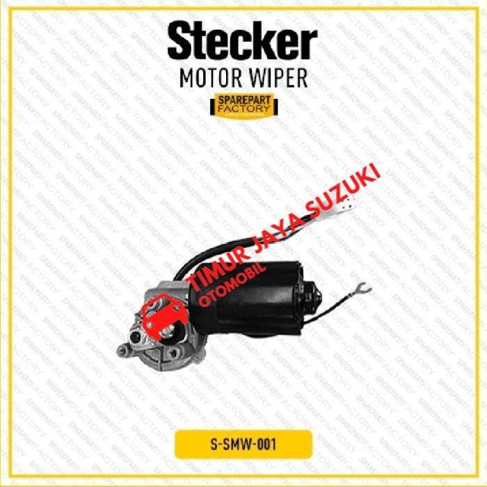 Baru Motor Wiper Carry 1.0, St-100 Stecker Sparepart Suzuki Ori Berquality