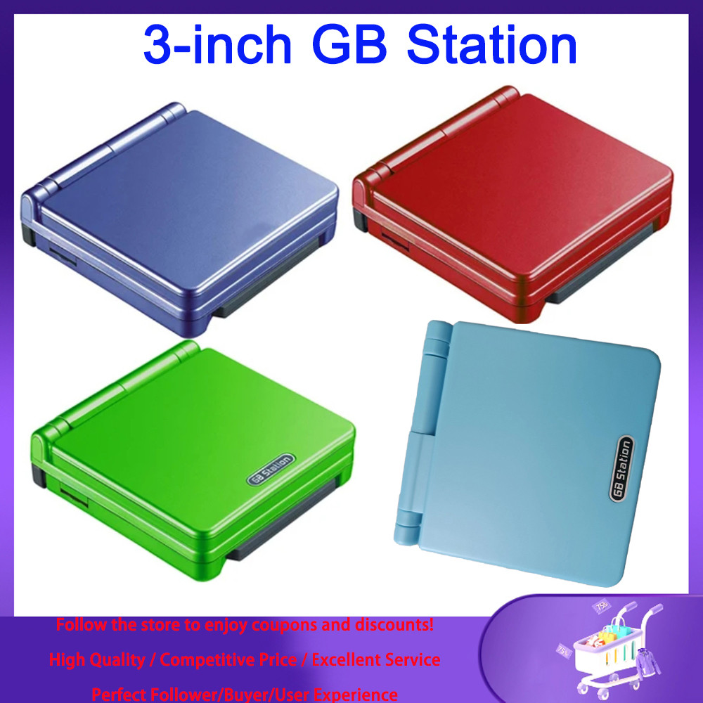 Ready Stock 3-inch Retro Mini Portable Handheld Game Console GB Station Light Digital Pocket System