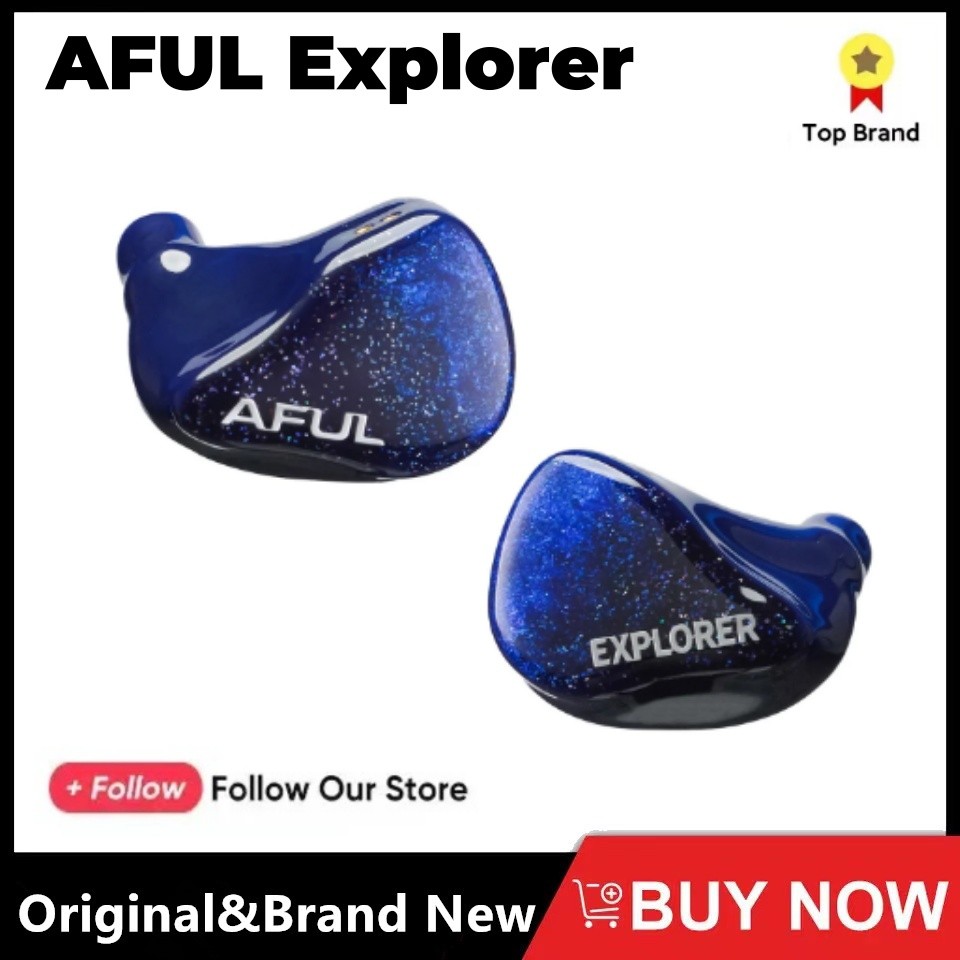 AFUL Explorer Wired Hybrid Earphones, 1DD+2BA Hybrid In-Ear Monitors for Deep Bass | Performer5 Perf