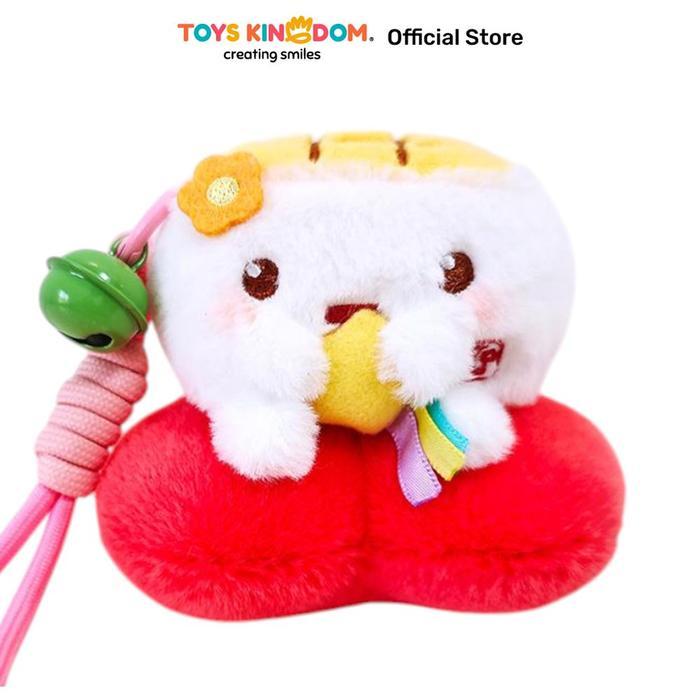 Toys Kingdom Kiddy Fun Gantungan Kunci Boneka Plush Hannari Tofu Carrot - Mix Keychain Key Holder