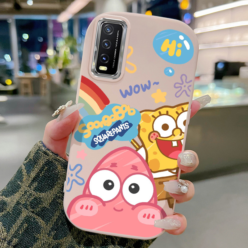 Casing Hp Untuk VIVO Y20 Y20i Y20s Y20T Y12s Y12a Case Patrick Star Kartun Sahabat baik  Kesing Jell