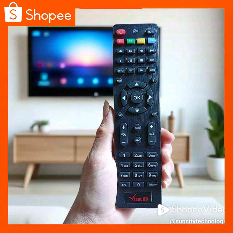 REMOT / REMOTE RECEIVER PARABOLA VISAT HD /NINMEDIA HD - LANGSUNG PAKAI