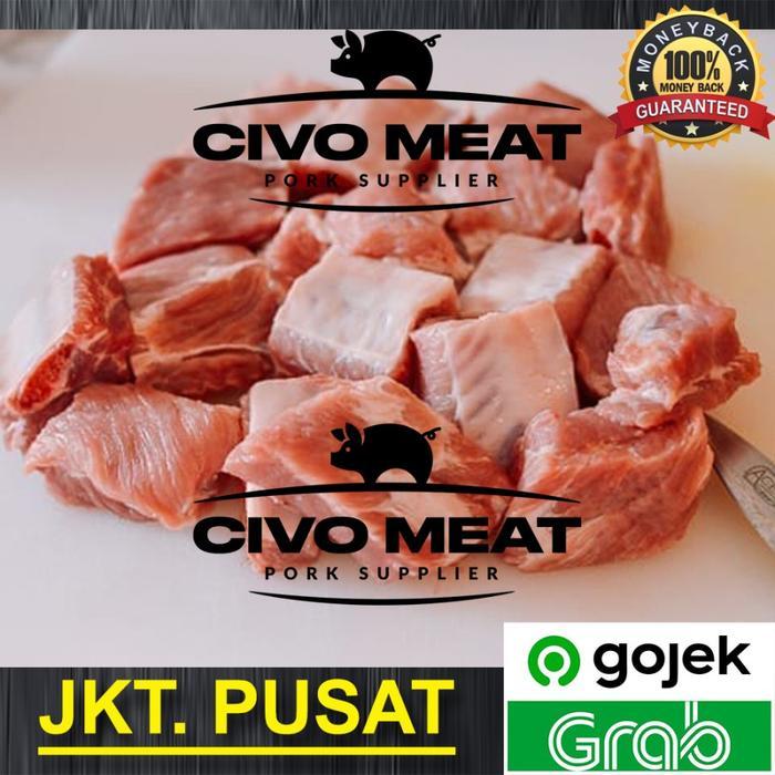 Paikut Babi Import Potong Sop 500 gram (Pork Ribs/Iga Import)