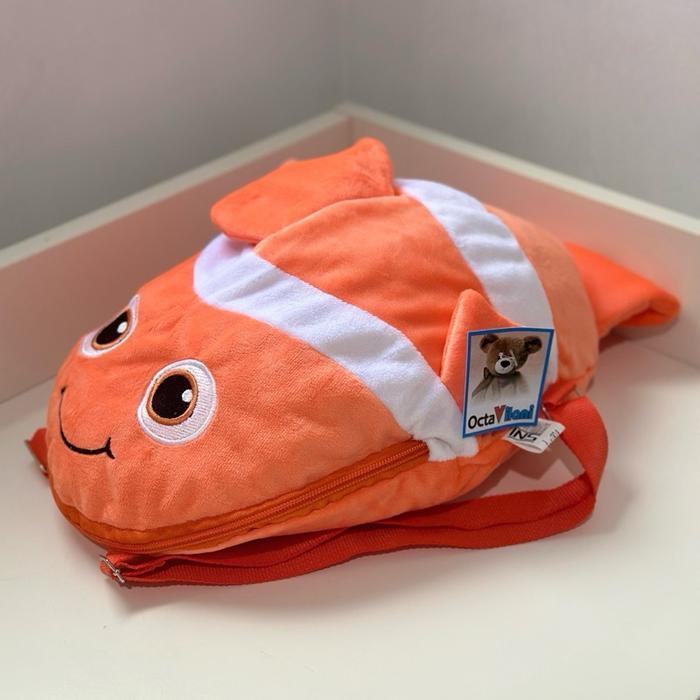 ORIGINAL Tas Anak Boneka Ikan Nemo - Toys Doll Mainan Anak Karakter Animal Hewan Binatang Bag READY