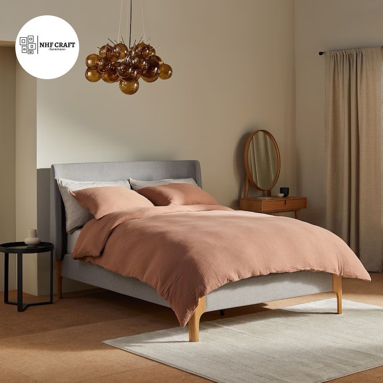 dipan minimalis modern rangka kayu jati / bed frame minimalis modern jati