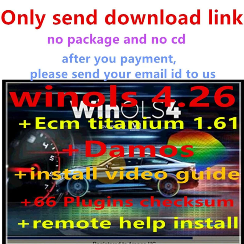 2022 hot Winols 4.26 With 66 Plugins And Checksum+ ECU Remapping