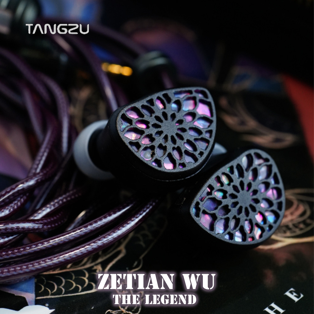 TANGZU Zetian Wu The Legend Dual Planar Hybrid Driver Wired Earphones IEM 0.78mm 4.4mm Cable Hybrid