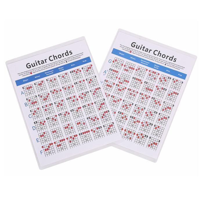 DEBBIE 6-STRING ELECTRIC BASS STRING SPECTRUM GUITAR CHORD CHART FOR